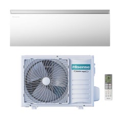 Immagine di Hisense AIR MASTER Climatizzatore a parete monosplit Wi-Fi | unità esterna 2.5 kW unità interna 9000 BTU QK25WM0AG+AS25WM00W