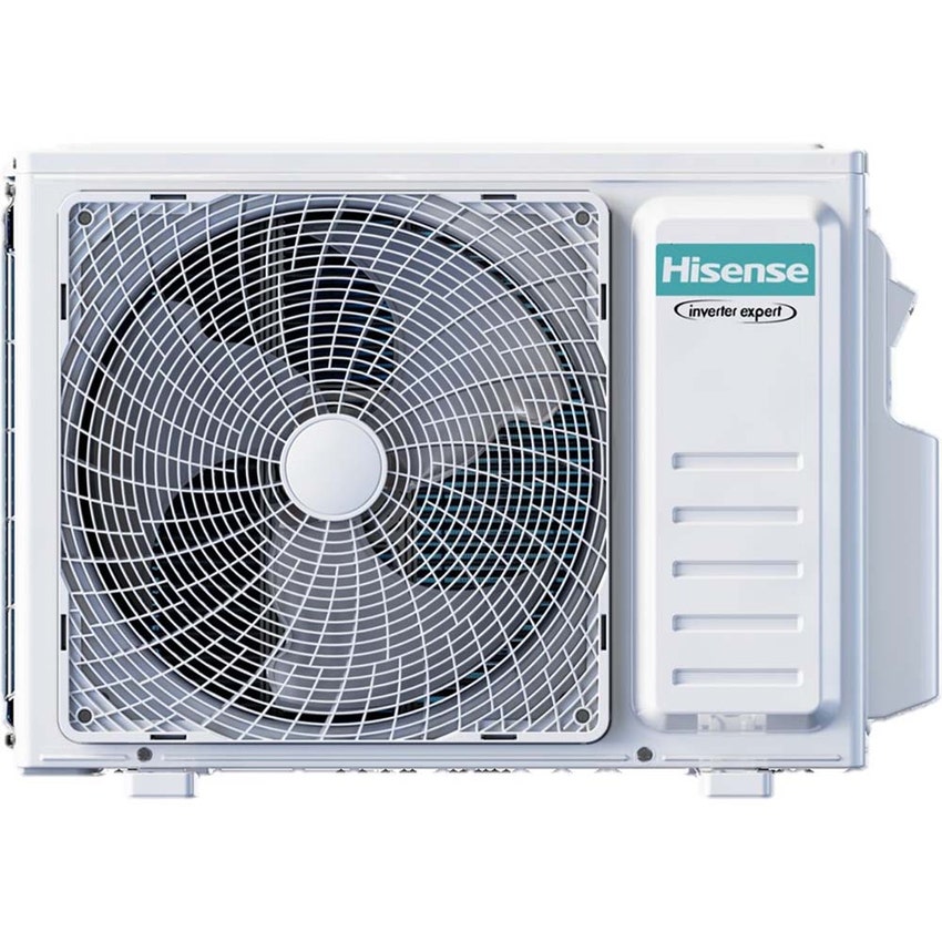 Immagine di Hisense UNI HB Climatizzatore a parete dual split inverter Wi-Fi bianco | unità esterna R32 3.5 kW unità interne 9000+9000 BTU 2AMW35U4RGC+HB[25|25]XU0AG