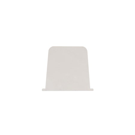 Immagine di Tecnogas tappo per supporti a pavimento per motocondensanti, L.10 H.8 cm, colore bianco (1 pezzo) 11219