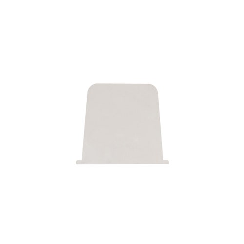 Immagine di Tecnogas due supporti a pavimento per motocondensanti, 45x10x8cm completi di tappi, bianco 2X-11217+11219