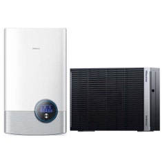 Immagine di Hisense HI-THERMA II R290 pompa di calore hydro-split, aria-acqua per riscaldamento, raffreddamento e produzione ACS | unità interna e unità esterna 5 kW AHW-050HCPB1+AHM-100HCWBAA