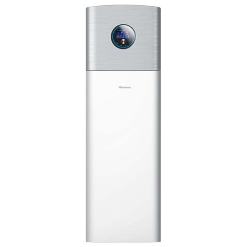 Immagine di Hisense HI-THERMA II R290 pompa di calore hydro-integra, aria-acqua per riscaldamento, raffreddamento e produzione ACS, accumulo 230 l | unità interna e unità esterna 5 kW AHW-050HCPB1+AHS-100HCWBAA-23