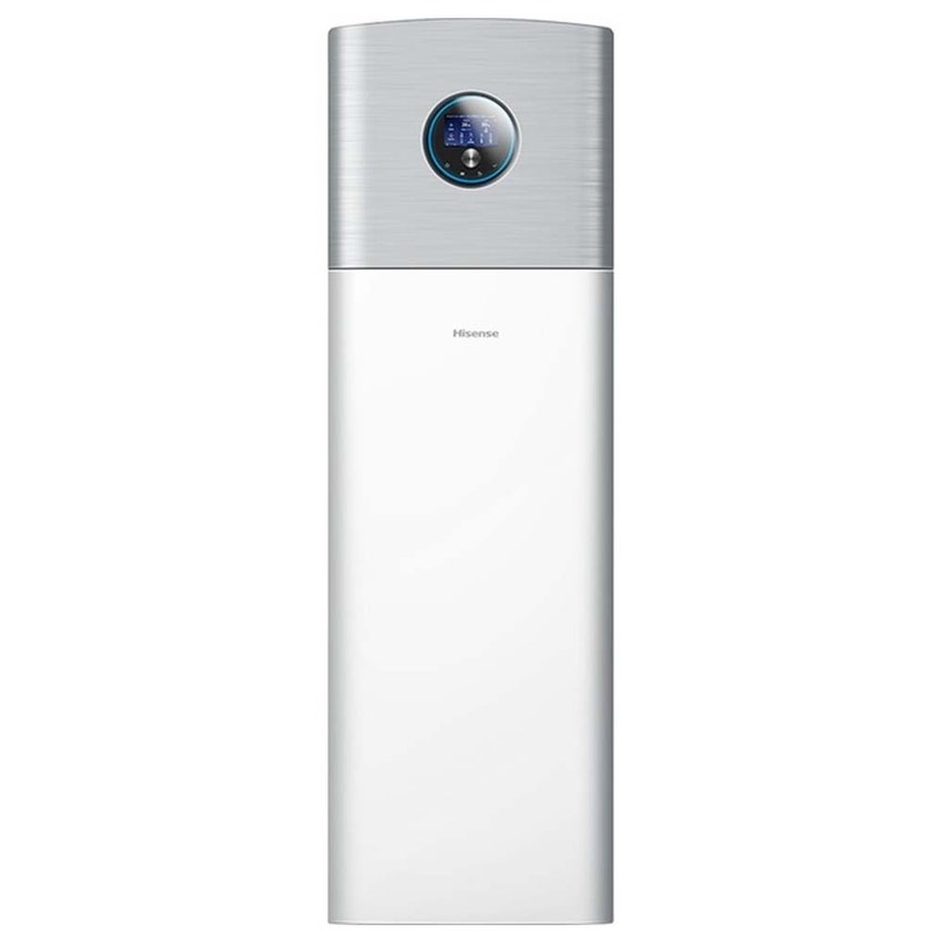Immagine di Hisense HI-THERMA II R290 pompa di calore hydro-integra, aria-acqua per riscaldamento, raffreddamento e produzione ACS, accumulo 230 l | unità interna e unità esterna 5 kW AHW-050HCPB1+AHS-100HCWBAA-23