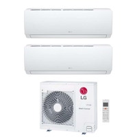 Immagine di LG DUALCOOL Libero Smart Climatizzatore a parete dual split inverter Wi-Fi bianco | unità esterna R32 8.8 kW unità interne 7000+7000 BTU MU5R30.U36A0+MS[07|07]EZ.NSJ