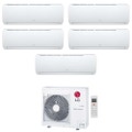 Immagine di LG DUALCOOL Libero Smart Climatizzatore a parete penta split inverter Wi-Fi bianco | unità esterna R32 8.8 kW unità interne 9000+9000+9000+9000+9000 BTU MU5R30.U36A0+EZ[09|09|09|09|09]CSN.CSJ1