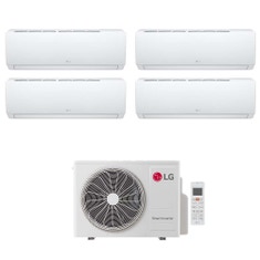 Immagine di LG DUALCOOL Libero Smart Climatizzatore a parete quadri split inverter Wi-Fi bianco | unità esterna R32 7.9 kW unità interne 9000+9000+9000+9000 BTU MU4R27.U24A0+EZ[09|09|09|09]CSN.CSJ1