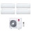 Immagine di LG DUALCOOL Libero Smart Climatizzatore a parete quadri split inverter Wi-Fi bianco | unità esterna R32 8.8 kW unità interne 9000+9000+9000+9000 BTU MU5R30.U36A0+EZ[09|09|09|09]CSN.CSJ1