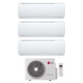 Immagine di LG DUALCOOL Libero Smart Climatizzatore a parete trial split inverter Wi-Fi bianco | unità esterna R32 7 kW unità interne 9000+9000+9000 BTU MU4R25.U24A0+EZ[09|09|09]CSN.CSJ1