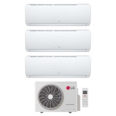 Immagine di LG DUALCOOL Libero Smart Climatizzatore a parete trial split inverter Wi-Fi bianco | unità esterna R32 7.9 kW unità interne 9000+9000+9000 BTU MU4R27.U24A0+EZ[09|09|09]CSN.CSJ1
