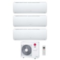 Immagine di LG DUALCOOL Libero Smart Climatizzatore a parete trial split inverter Wi-Fi bianco | unità esterna R32 8.8 kW unità interne 9000+9000+9000 BTU MU5R30.U36A0+EZ[09|09|09]CSN.CSJ1