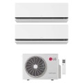Immagine di LG DUALCOOL Deluxe Climatizzatore a parete dual split inverter Wi-Fi bianco | unità esterna R32 4.1 kW unità interne 9000+9000 BTU MU2R15.018A0+H[09|09]S1DA.NS1