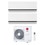 Immagine di LG DUALCOOL Premium Climatizzatore a parete dual split inverter Wi-Fi bianco | unità esterna R32 8.8 kW unità interne 9000+9000 BTU MU5R30.U36A0+H[09|09]S1PA.NS1