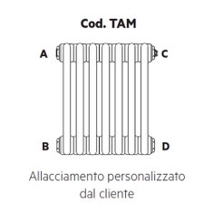 Immagine di Irsap Configurazione personalizzata dal cliente, indicare sempre la posizione delle riduzioni Cod.TAM