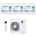 Immagine di LG ARTCOOL Gallery LCD Climatizzatore a parete trial split inverter Wi-Fi | unità esterna R32 8.8 kW unità interne 9000+9000+9000 BTU MU5R30.U36A0+A[09|09|09]GA2N.EEU