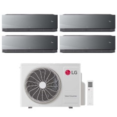 Immagine di LG ARTCOOL Mirror AI Air Climatizzatore a parete quadri split inverter Wi-Fi mirror - finitura a specchio | unità esterna R32 7.9 kW unità interne 9000+9000+9000+9000 BTU MU4R27.U24A0+AA[09|09|09|09]SP.NS1