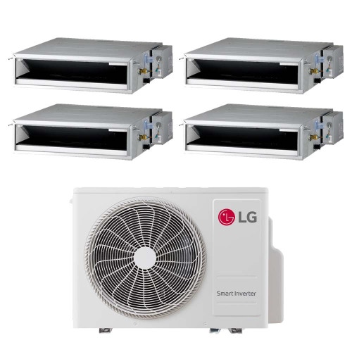Immagine di LG Canalizzabile bassa prevalenza Climatizzatore canalizzabile quadri split inverter | unità esterna R32 7.9 kW unità interne 9000+9000+9000+9000 BTU MU4R27.U24A0+CL[09|09|09|09]F.N50