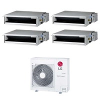 Immagine di LG Canalizzabile bassa prevalenza Climatizzatore canalizzabile quadri split inverter | unità esterna R32 8.8 kW unità interne 9000+9000+9000+12000 BTU MU5R30.U36A0+CL[09|09|09|12]F.N50