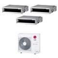 Immagine di LG Canalizzabile bassa prevalenza Climatizzatore canalizzabile trial split inverter | unità esterna R32 8.8 kW unità interne 9000+9000+9000 BTU MU5R30.U36A0+CL[09|09|09]F.N50