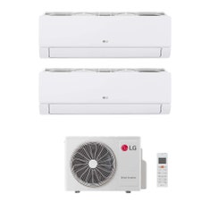 Immagine di LG DUALCOOL Libero Smart Climatizzatore a parete dual split inverter Wi-Fi bianco | unità esterna R32 4.1 kW unità interne 9000+9000 BTU MU2R15.018A0+EZ[09|09]CSN.CSJ1
