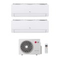Immagine di LG DUALCOOL Libero Smart Climatizzatore a parete dual split inverter Wi-Fi bianco | unità esterna R32 4.7 kW unità interne 9000+9000 BTU MU2R17.U18A0+EZ[09|09]CSN.CSJ1