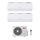 LG DUALCOOL Libero Smart Climatizzatore a parete dual split inverter Wi-Fi bianco | unità esterna R32 4.7 kW unità interne 9000+9000 BTU MU2R17.U18A0+EZ[09|09]CSN.CSJ1