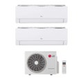 Immagine di LG DUALCOOL Libero Smart Climatizzatore a parete dual split inverter Wi-Fi bianco | unità esterna R32 7 kW unità interne 9000+9000 BTU MU4R25.U24A0+EZ[09|09]CSN.CSJ1