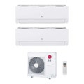Immagine di LG DUALCOOL Libero Smart Climatizzatore a parete dual split inverter Wi-Fi bianco | unità esterna R32 8.8 kW unità interne 9000+9000 BTU MU5R30.U36A0+EZ[09|09]CSN.CSJ1