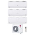 Immagine di LG DUALCOOL Libero Smart Climatizzatore a parete trial split inverter Wi-Fi bianco | unità esterna R32 8.8 kW unità interne 9000+9000+9000 BTU MU5R30.U36A0+EZ[09|09|09]CSN.CSJ1