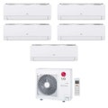Immagine di LG DUALCOOL Libero Smart Climatizzatore a parete penta split inverter Wi-Fi bianco | unità esterna R32 8.8 kW unità interne 9000+9000+9000+9000+9000 BTU MU5R30.U36A0+EZ[09|09|09|09|09]CSN.CSJ1