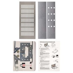 Immagine di Kaldewei Sportello per l'ispezione senza telaio con griglia di ventilazione in alluminio (utilizzabile da 150x150 mm a 500x1000 mm) 687272830000