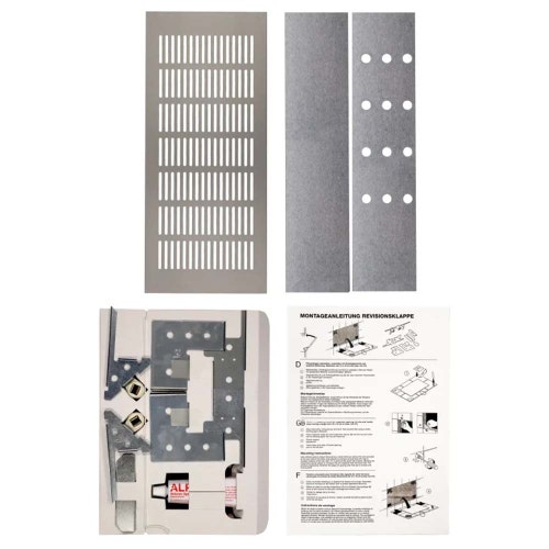 Immagine di Kaldewei Sportello per l'ispezione senza telaio con griglia di ventilazione in alluminio (utilizzabile da 150x150 mm a 500x1000 mm) 687272830000