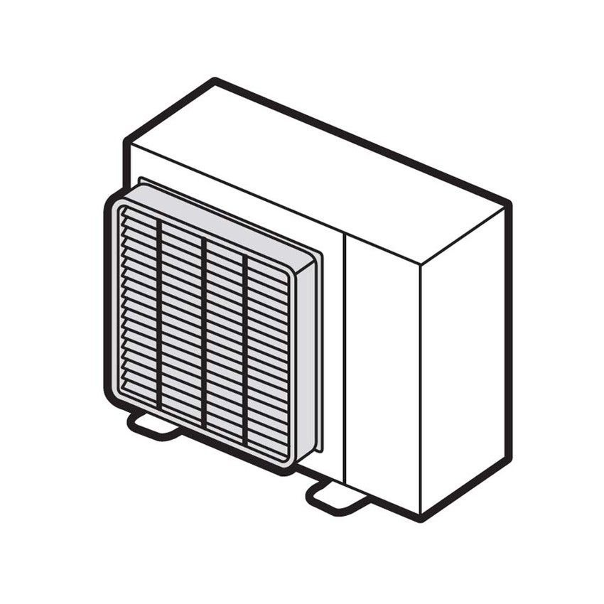 Immagine di Mitsubishi Deflettore aria unità esterna PAC-SH96SG-E
