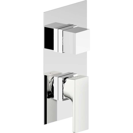 Immagine di Nobili Miscelatore monocomando ad incasso per doccia, a 2 o 3 vie, senza corpo incasso, finitura cromo WE81102/SECR