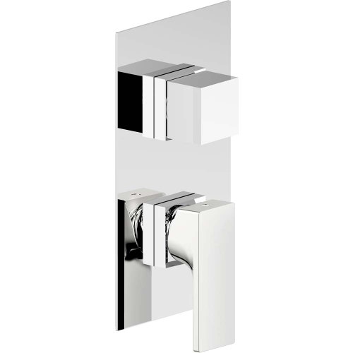 Immagine di Nobili Miscelatore monocomando ad incasso per doccia, a 2 o 3 vie, senza corpo incasso, finitura cromo WE81102/SECR