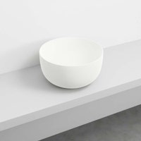 Immagine di Cielo ERA bacinella tonda Ø 45 cm, senza foro per rubinetteria e senza troppopieno, colore talco finitura opaco BAERATL