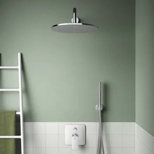 Immagine di Ideal Standard CERAPLAN miscelatore monocomando ad incasso per vasca/doccia, con deviatore, corpo incasso incluso, finitura cromo BD259AA