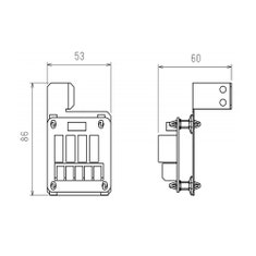 Immagine di Mitsubishi Scheda espansione 4 segnali Output per LGH-RVX3, LGH-RVXT3 e LGH-RVS PZ-4GS-E