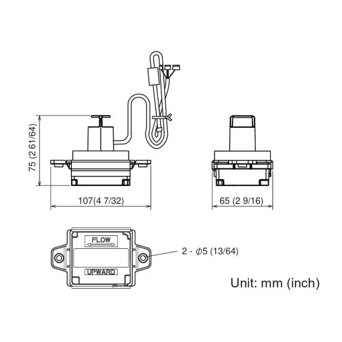 Immagine di Mitsubishi Sensore CO2 per installazione a canale per RVX3 e RVXT3 PZ-70CSD-E