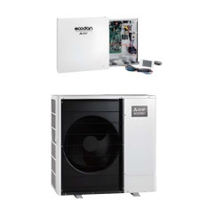 Immagine di Mitsubishi ECODAN PACKAGED R290 Sistema composto da pompa di calore Inverter ECODAN con centralina FTC7 PUZ-WZ90VAA-W+PAC-IF081B-E