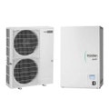 Immagine di Mitsubishi ECODAN MULTI CITY R410A sistema ibrido Aria/Aria, Aria/ Acqua composto da pompa di calore Inverter SMALL Y 12.5 kW con HYDROBOX MEDIUM PUMY-P112VKM7+ERSC-VM2E