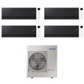Immagine di Samsung WINDFREE Première Plus Climatizzatore a parete quadri split inverter Wi-Fi soapstone charcoal | unità esterna R32 10 kW unità interne 7000+7000+9000+12000 BTU AJ100TXJ5KG/EU+AR70H[07|07|09|12]CAABNEU
