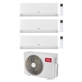 Immagine di TCL BreezeIN P5 Climatizzatore a parete trial split inverter Wi-Fi bianco | unità esterna R32 7.9 kW unità interne 9000+9000+9000 BTU MT2730+SN[09|09|09]P5S0