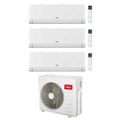 Immagine di TCL BreezeIN P5 Climatizzatore a parete trial split inverter Wi-Fi bianco | unità esterna R32 9.4 kW unità interne 9000+9000+9000 BTU MT3240+SN[09|09|09]P5S0