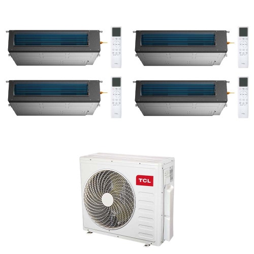 Immagine di TCL CANALIZZABILE Climatizzatore canalizzabile quadri split inverter Wi-Fi | unità esterna R32 9.4 kW unità interne 9000+9000+9000+9000 BTU MT3240+MN[09|09|09|09]DW1