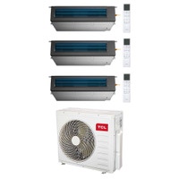 Immagine di TCL CANALIZZABILE Climatizzatore canalizzabile trial split inverter Wi-Fi | unità esterna R32 9.4 kW unità interne 9000+9000+12000 BTU MT3240+MN[09|09|12]DW1
