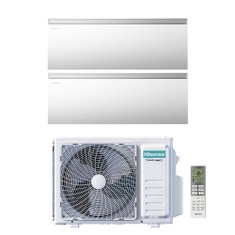 Immagine di Hisense AIR MASTER Climatizzatore a parete dual split inverter Wi-Fi bianco | unità esterna R32 4.1 kW unità interne 9000+9000 BTU 2AMW42U4RGC+QK[25|25]WM0AG