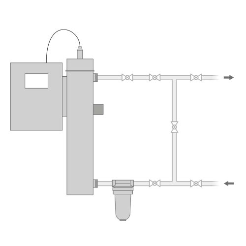 Immagine di Gel GELPUR LIGHT 1/45 LCD debatterizzatore a raggi UV per il controllo microbiologico negli impianti idrici, 45 l/min 10233222