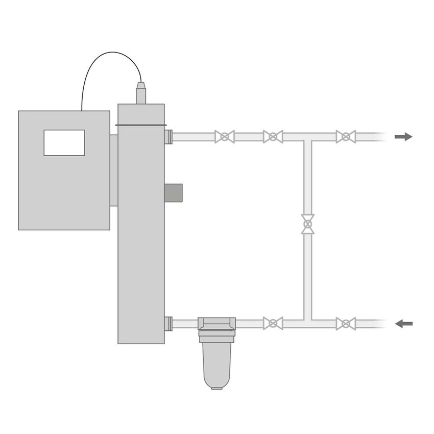 Immagine di Gel GELPUR LIGHT 1/45 LCD debatterizzatore a raggi UV per il controllo microbiologico negli impianti idrici, 45 l/min 10233222