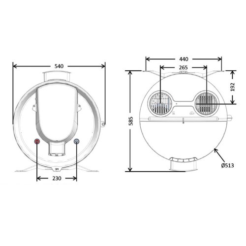 Immagine di Atlantic CALYPSO ACCESS 85 R290 scaldabagno a pompa di calore da 85 litri, compatto ad alta efficienza, connettività Wi-Fi 851462