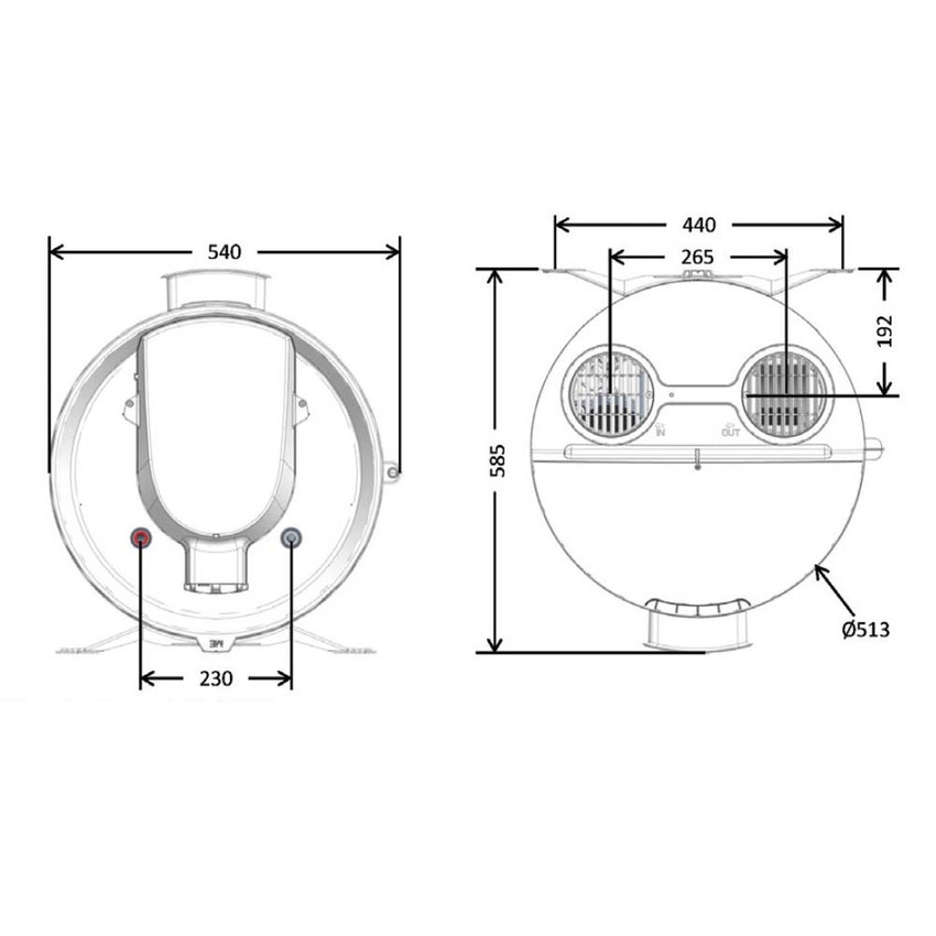 Immagine di Atlantic CALYPSO ACCESS 85 R290 scaldabagno a pompa di calore da 85 litri, compatto ad alta efficienza, connettività Wi-Fi 851462